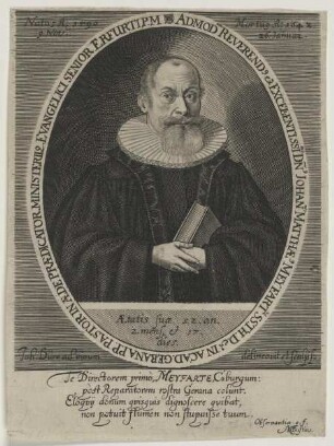 Bildnis des Johannes Matthaeus Meyfartus