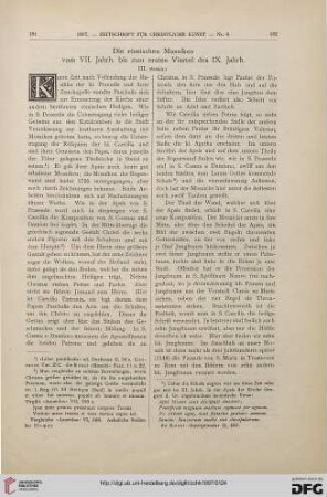 Die römischen Mosaiken vom VII. Jahrh. bis zum ersten Viertel des IX. Jahrh., [3]