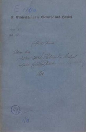 Patent des Optikers A. Hetschel in Stuttgart für eine Verbesserung am Stereoskop
