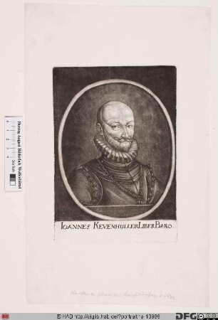 Bildnis Johann Khevenhüller (1593 Reichsgraf von Frankenburg)