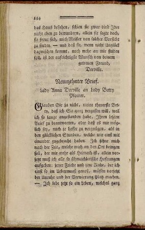 Neunzehnter Brief. - Vier und zwanzigster Brief.