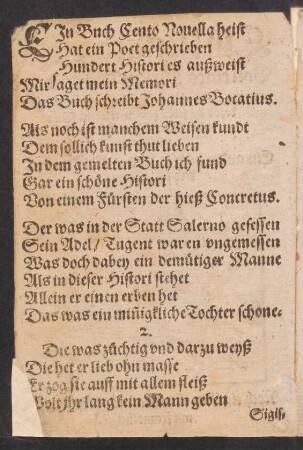 EJn Buch Cento Nouella heist || Hat ein Poet geschrieben ||