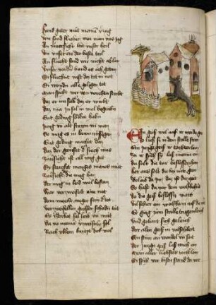 Ziegenbock und Wolf; (Von einer Geiß und einem Wolf, Kapitel XXXIII nach Pfeiffer)