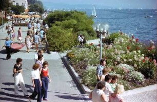Überlingen: Uferpromenade vom Park aus
