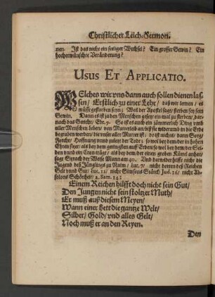 Usus Et Applicatio.