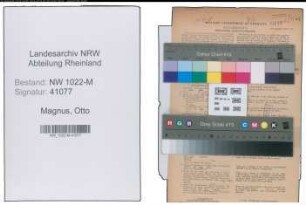 Entnazifizierung Otto Magnus , geb. 15.01.1890 (Bote)
