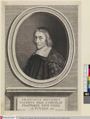 Franciscvs Mothaevs [François de La Mothe Le Vayer]