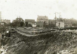 Eutin - Eisenbahndammbruch