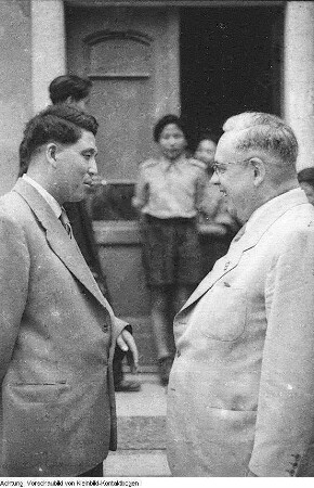 Besuch des Außenministers der Demokratischen Volksrepublik Korea (Nordkorea), Juli 1954