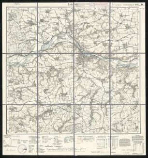 Meßtischblatt 4843 : Leisnig, 1939 : Leisnig. - Umdr.-Ausg., aufgen. 1911, hrsg. 1913, einz. Nac. - 1:25000. - Leipzig, 1939. - 1 Kt.