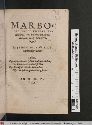 De Lapidibus pretiosis Encheridion