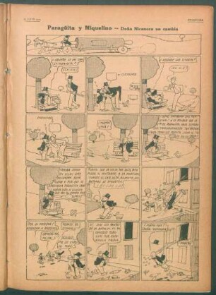 Paragüita y Miquelino. - [Cómic] : Doña Nicanora no cambia