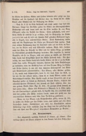 119. Benennungen.