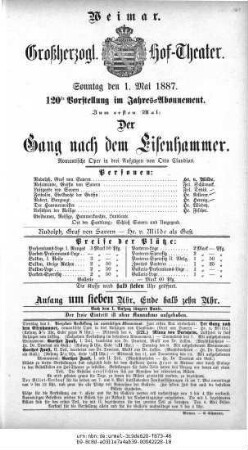 Der Gang nach dem Eisenhammer