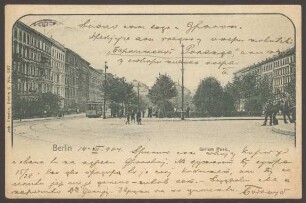 Ansichtskarte Blick auf den Grimm-Park [1/2]