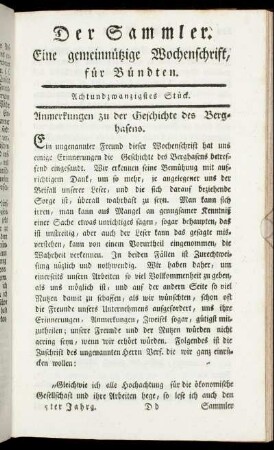 Achtundzwanzigstes Stück.