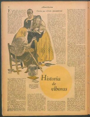 Historia de víboras : Cuento por Julio Aramburu