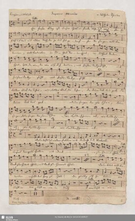 [Solo and coro:] Soprano secondo