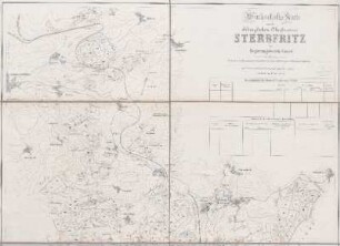 Wirthschafts-Karte von der Königlichen Oberförsterei Sterbfritz im Regierungsbezirk Cassel. 1881.