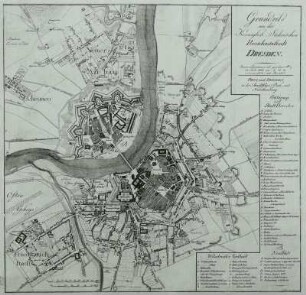 Grundriss von der Königlich Sächsischen Residenzstadt Dresden