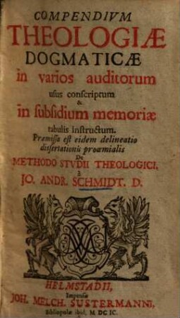 Compendium theologiae dogmaticae ...