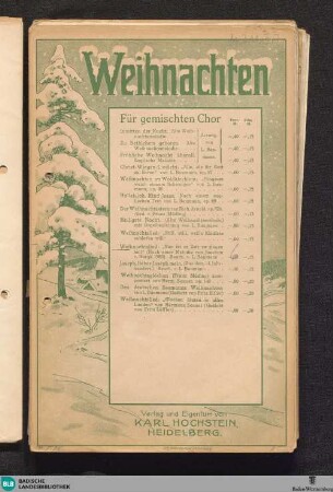 Nun ist es Zeit, zu singen hell : Weihnachtslied