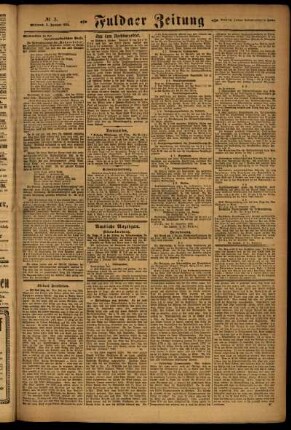 Zweite Ausgabe vom Mittwoch, den 05. Januar 1921.