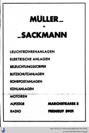 Bestuhlungsplan und Eintrittspreise Städt. Bühnen, Geschäftsempfehlungen.
