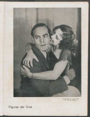 Figuras del cine : Antonio Moreno y María Alba en "Los que danzan"