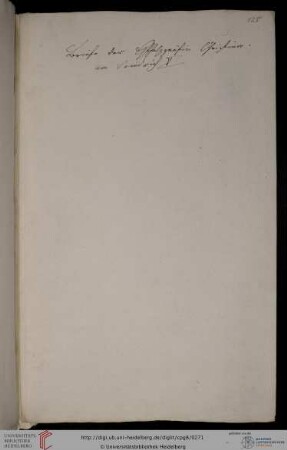 Briefe der Pfalzgräfin Christine an Friedrich V.