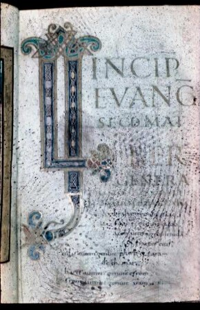 Evangeliar aus Blois — Beginn des Matthäus-Evangeliums, Folio 12 recto