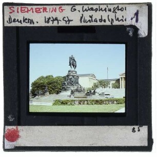 Philadelphia, Eakins Oval, Siemering, George-Washington-Denkmal
