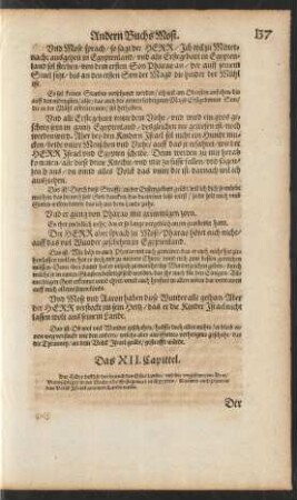 Das XII. Capittel.