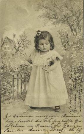 [Kleines Mädchen im Kleid]