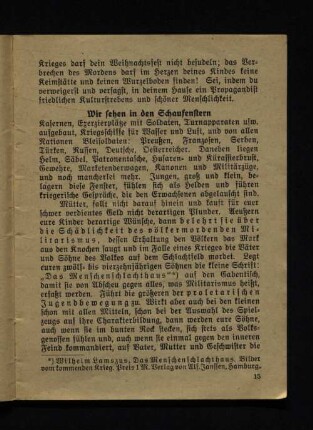 Wir gehen in den Schaufenstern