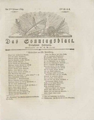6, 1829: Stück