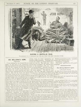 During a zeppelin raid