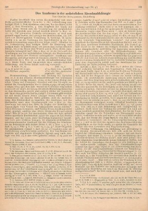 227-230 Das Anathema in der urchristlichen Abendmahlsliturgie