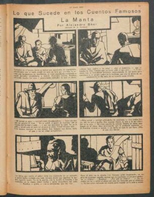 La manta : Lo que sucede en los cuentos famosos