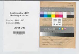Entnazifizierung Otto Stoffel , geb. 06.05.1894 (Platzmeister)