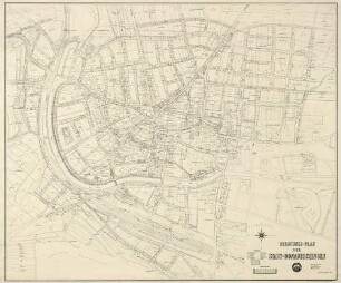 Bebauungs-Plan der Stadt Donaueschingen