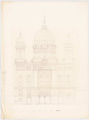 Synagoge, München: Ansicht