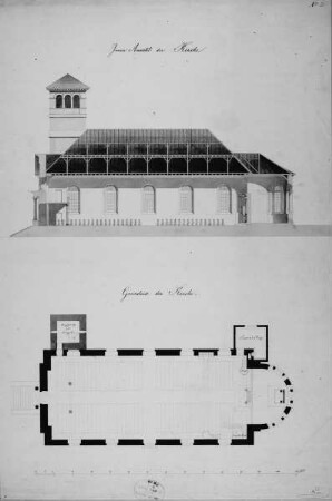 Großkrotzenburg; Grundriss der katholischen Kirche
