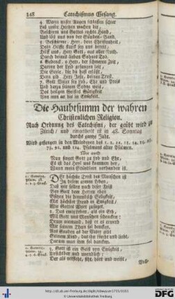 Die Haubtsumm der wahren christlichen Religion.