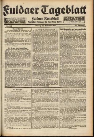 Ausgabe vom Montag, den 14. November 1921.