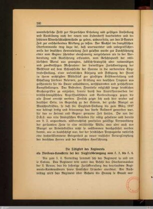 Die Tätigkeit des Regiments als Divisions-Kavallerie bei der Siegfriedbewegung