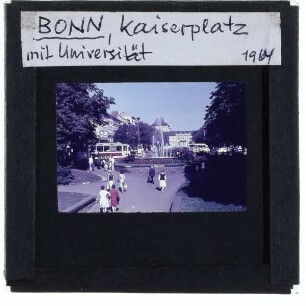 Bonn, Kaiserplatz,Bonn, Rheinische Friedrich-Wilhelms-Universität,Bonn, Kurfürstliches Schloss