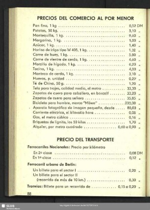 Precio Del Transporte