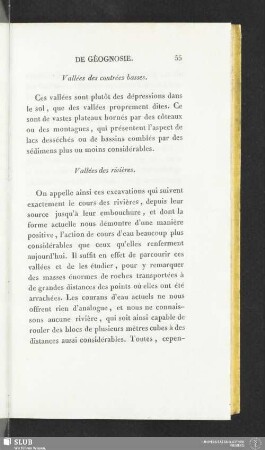 Vallées des contrées basses
