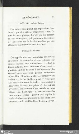 Vallées des contrées basses